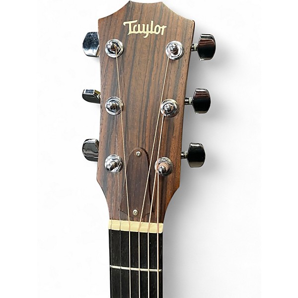 Used Taylor 214CE Left Handed Natural Acoustic Electric Guitar