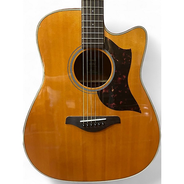 Used Yamaha A1M Natural Acoustic Electric Guitar