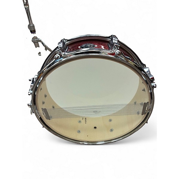 Used Ludwig 5X14 Breakbeats By Questlove Snare RED SPARKLE Drum