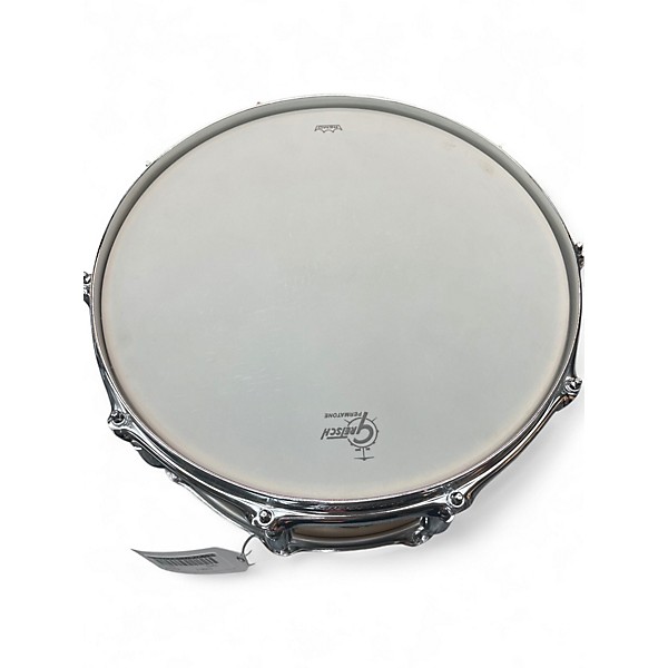 Used Gretsch Drums 6.5X14 Brooklyn Series Snare w Microsensitive Throw Off Natural Drum