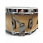 Used Gretsch Drums 6.5X14 Brooklyn Series Snare w Microsensitive Throw Off Natural Drum