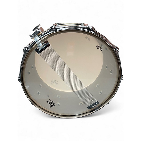 Used Gretsch Drums 6.5X14 Brooklyn Series Snare w Microsensitive Throw Off Natural Drum