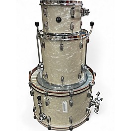 Used Gretsch Drums 3 Piece Renown Rock Pearl White Drum Kit