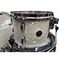 Used Gretsch Drums 3 Piece Renown Rock Pearl White Drum Kit