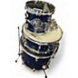 Used Mapex 6 Piece 6 piece hard maple blue Drum Kit