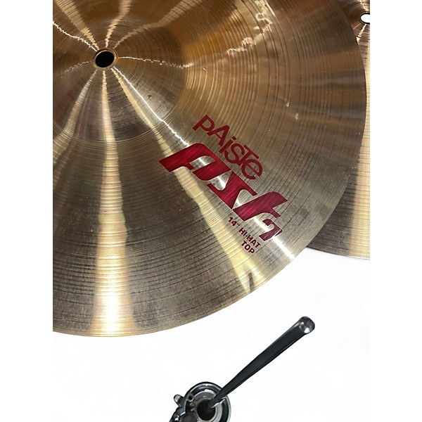 Used Paiste 14in PST7 Hi Hat Pair Cymbal
