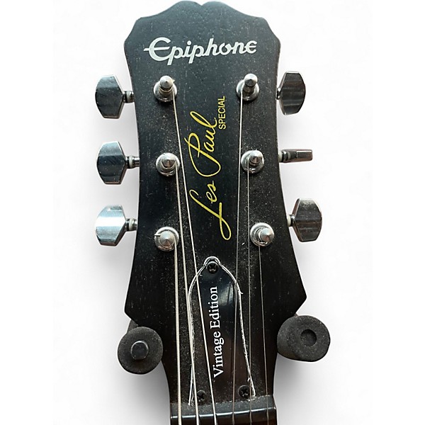 Used Epiphone Les Paul Special Vintage Edition Black Solid Body Electric Guitar