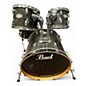 Used Pearl 4 Piece Vision GREEN SPARKLE Drum Kit thumbnail