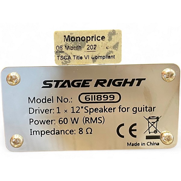 Used Celestion Stage Right with Celestion G12 Guitar Cabinet