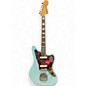 Used Squier Classic Vibe 70's Jaguar Daphne Blue Solid Body Electric Guitar thumbnail