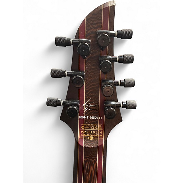 Used 2025 Schecter Guitar Research KM-7 Artist Cult FX Edition Metallic Chameleon Solid Body Electric Guitar