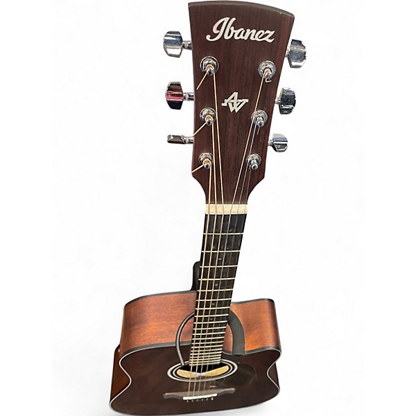 Used Ibanez AW54CEOPM Natural Acoustic Electric Guitar