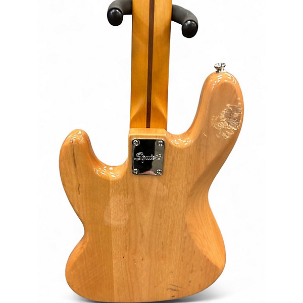 Used Squier Classic Vibe 70s Jazz Bass Natural Electric Bass Guitar
