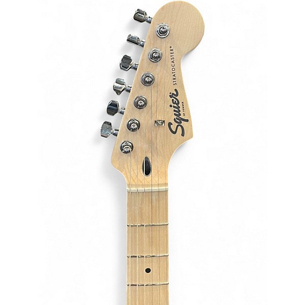 Used Squier HSS Sonic Strat Black Solid Body Electric Guitar