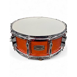 Used Yamaha 5.5X14 Stage Custom Snare Orange Drum