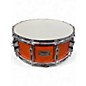 Used Yamaha 5.5X14 Stage Custom Snare Orange Drum thumbnail