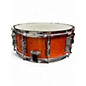 Used Yamaha 5.5X14 Stage Custom Snare Orange Drum