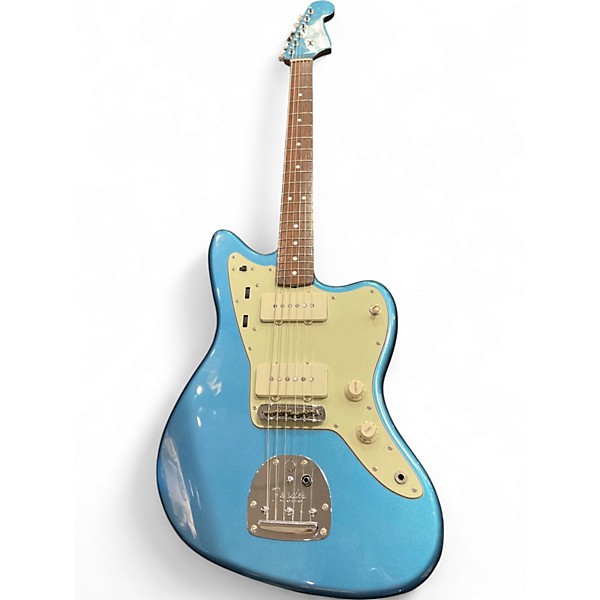 Used 2021 Fender MIJ tradional II 60s Jazzmaster Skyburst Blue Solid Body Electric Guitar