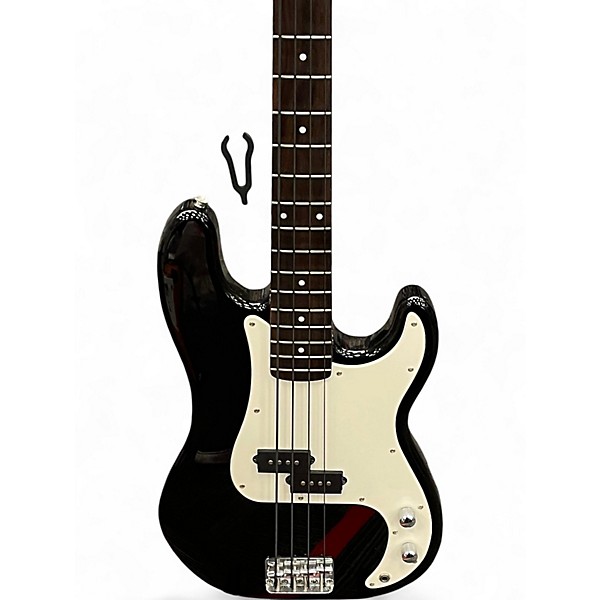 Used Squier Affinity Precision Bass Black Electric Bass Guitar