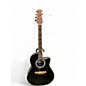 Used Ovation CC157 CELEBRITY Black Acoustic Electric Guitar thumbnail