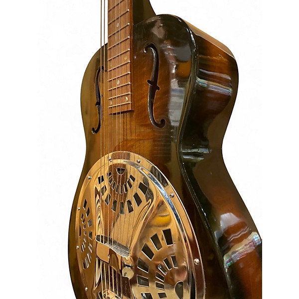 Used Dobro F-60 2 Color Sunburst Acoustic Guitar