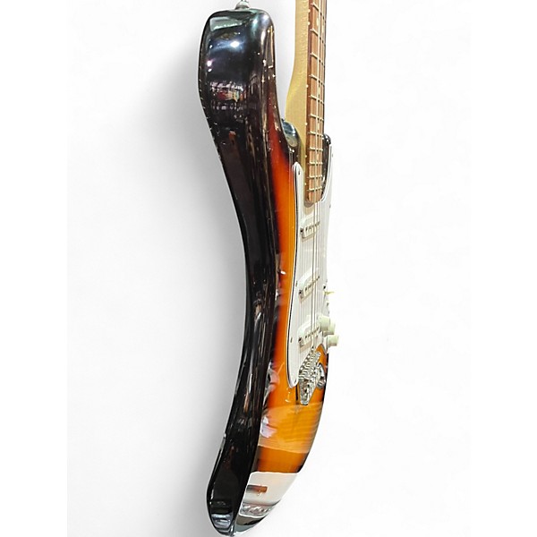 Used Fender Player Stratocaster 3 Color Sunburst Solid Body Electric Guitar