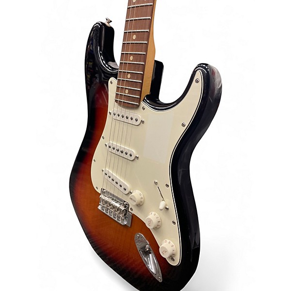 Used Fender Player Stratocaster 3 Color Sunburst Solid Body Electric Guitar