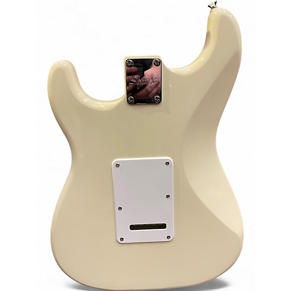 Used Squier Affinity Stratocaster Olympic White Solid Body Electric Guitar