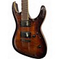 Used ESP LTD MH250 QUILTED BROWN BURST Solid Body Electric Guitar
