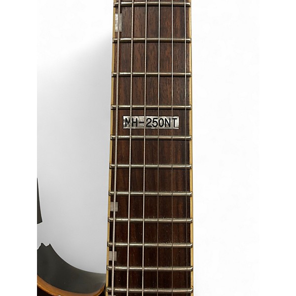Used ESP LTD MH250 QUILTED BROWN BURST Solid Body Electric Guitar