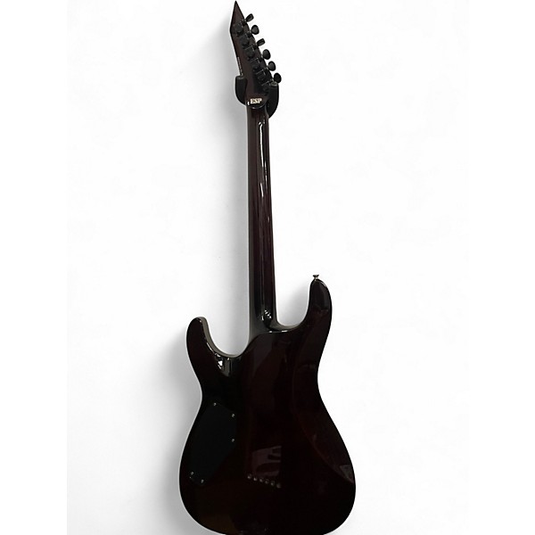 Used ESP LTD MH250 QUILTED BROWN BURST Solid Body Electric Guitar