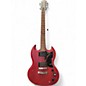Used Epiphone SG Tribute Cherry Solid Body Electric Guitar thumbnail