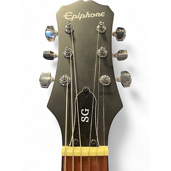 Used Epiphone SG Tribute Cherry Solid Body Electric Guitar