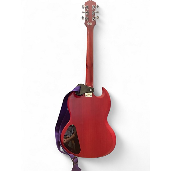 Used Epiphone SG Tribute Cherry Solid Body Electric Guitar