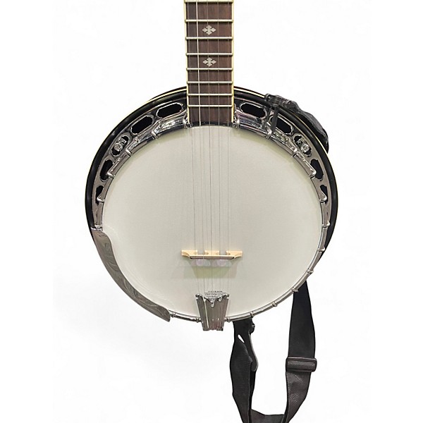 Used Gold Tone BG-150F Bluegrass 5-String Banjo with Flange Vintage Brown Banjo