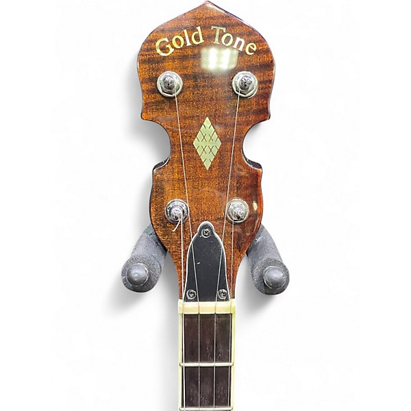 Used Gold Tone BG-150F Bluegrass 5-String Banjo with Flange Vintage Brown Banjo