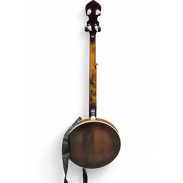 Used Gold Tone BG-150F Bluegrass 5-String Banjo with Flange Vintage Brown Banjo