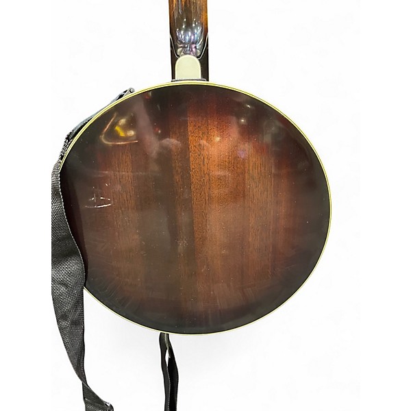 Used Gold Tone BG-150F Bluegrass 5-String Banjo with Flange Vintage Brown Banjo