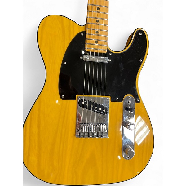 Used 2021 Fender ULTRA LUXE TELECASTER Yellow Solid Body Electric Guitar