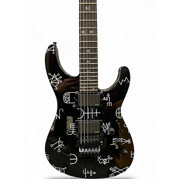 Used ESP LTD KH Demonology Black Solid Body Electric Guitar