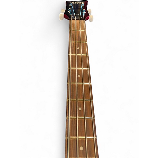 Used Hofner Club CT Contemporary Red Electric Bass Guitar