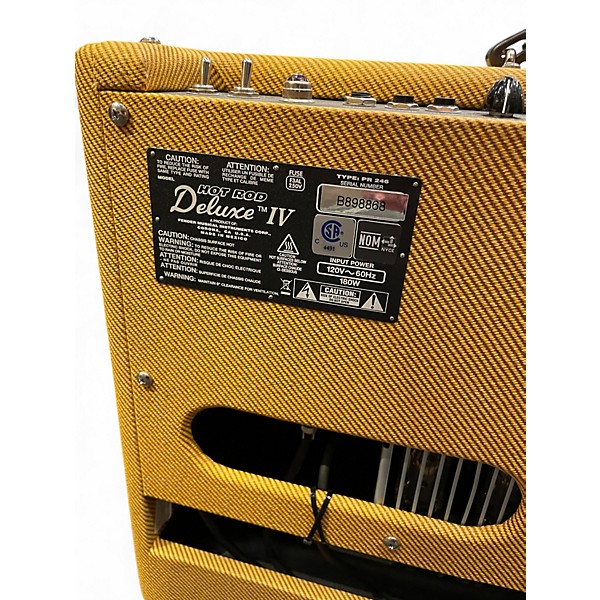 Used Fender Hot Rod Deluxe IV 40W 1x12 Tube Guitar Combo Amp