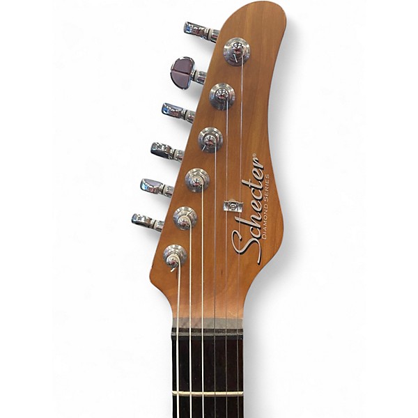 Used Schecter Guitar Research Nick Johnston Signature Bergundy Mist Solid Body Electric Guitar