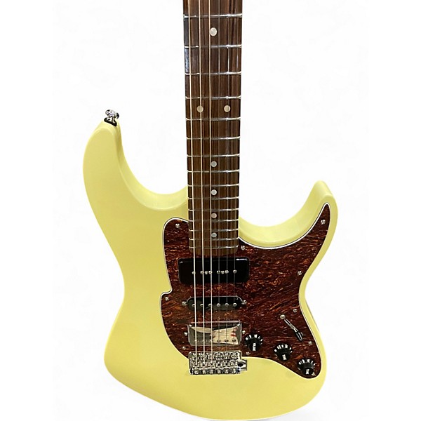 Used Fret-King CORONA GW Vintage Yellow Solid Body Electric Guitar