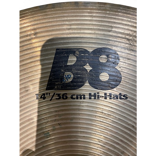 Used SABIAN 14in B8 Hi Hat Pair Cymbal