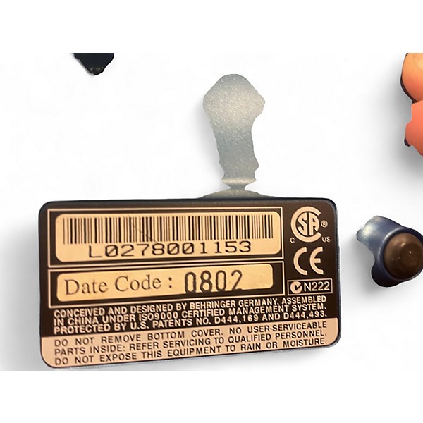 Vintage 2008 Behringer V-AMP 2 Effect Processor