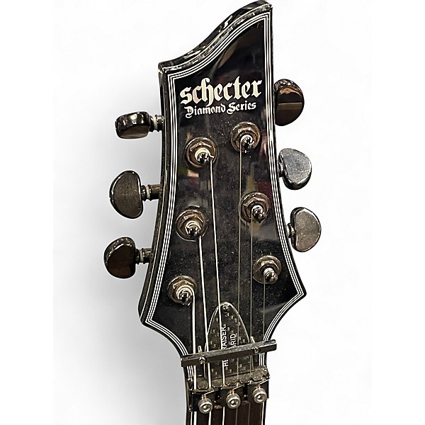 Used Schecter Guitar Research Hellraiser C1FRS Trans Black Solid Body Electric Guitar