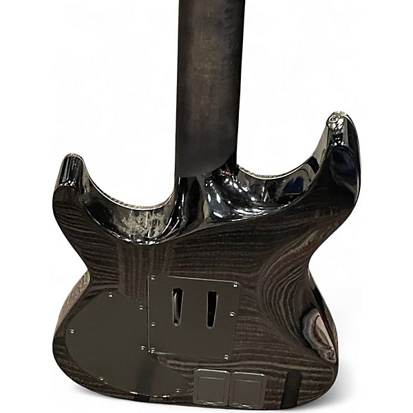 Used Schecter Guitar Research Hellraiser C1FRS Trans Black Solid Body Electric Guitar