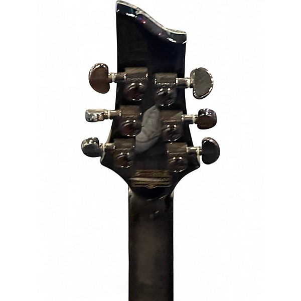 Used Schecter Guitar Research Hellraiser C1FRS Trans Black Solid Body Electric Guitar