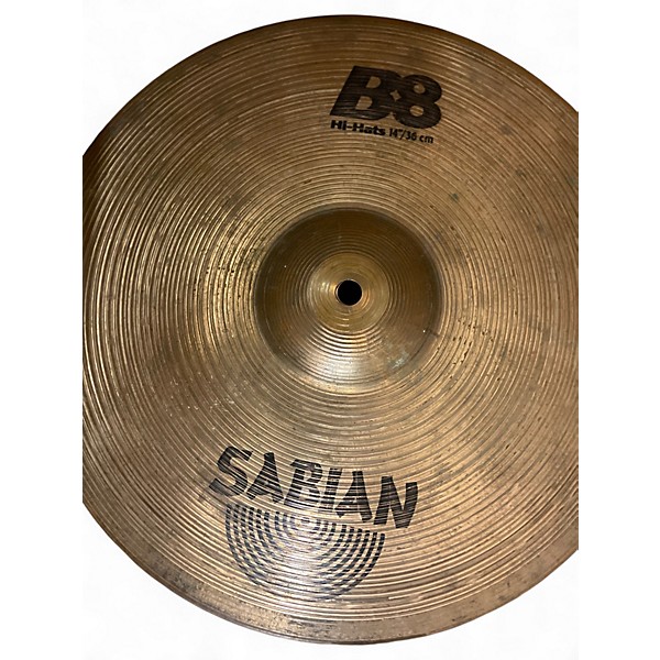 Used SABIAN 14in B8 Hi Hat Pair Cymbal